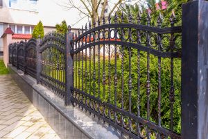 Ornamental Iron Fence installed in Frisco, Texas