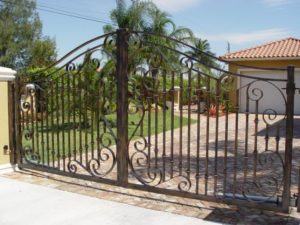 Installation of Iron Entry Gates in Frisco